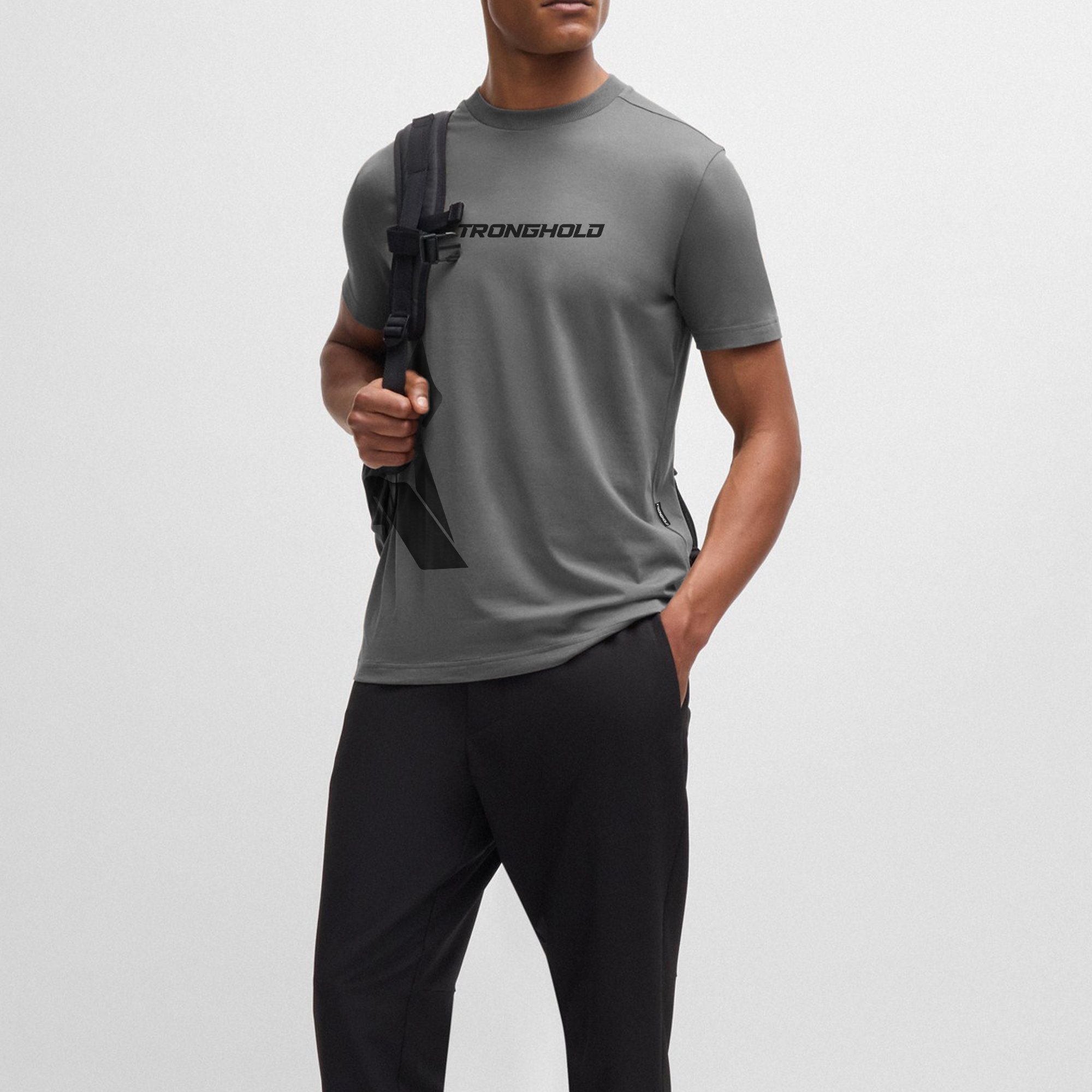 XTRD Men's Resilience Relaxed fit Cotton T-Shirt - Gray 01 Men's Resilience Cotton T-Shirt - Image 10