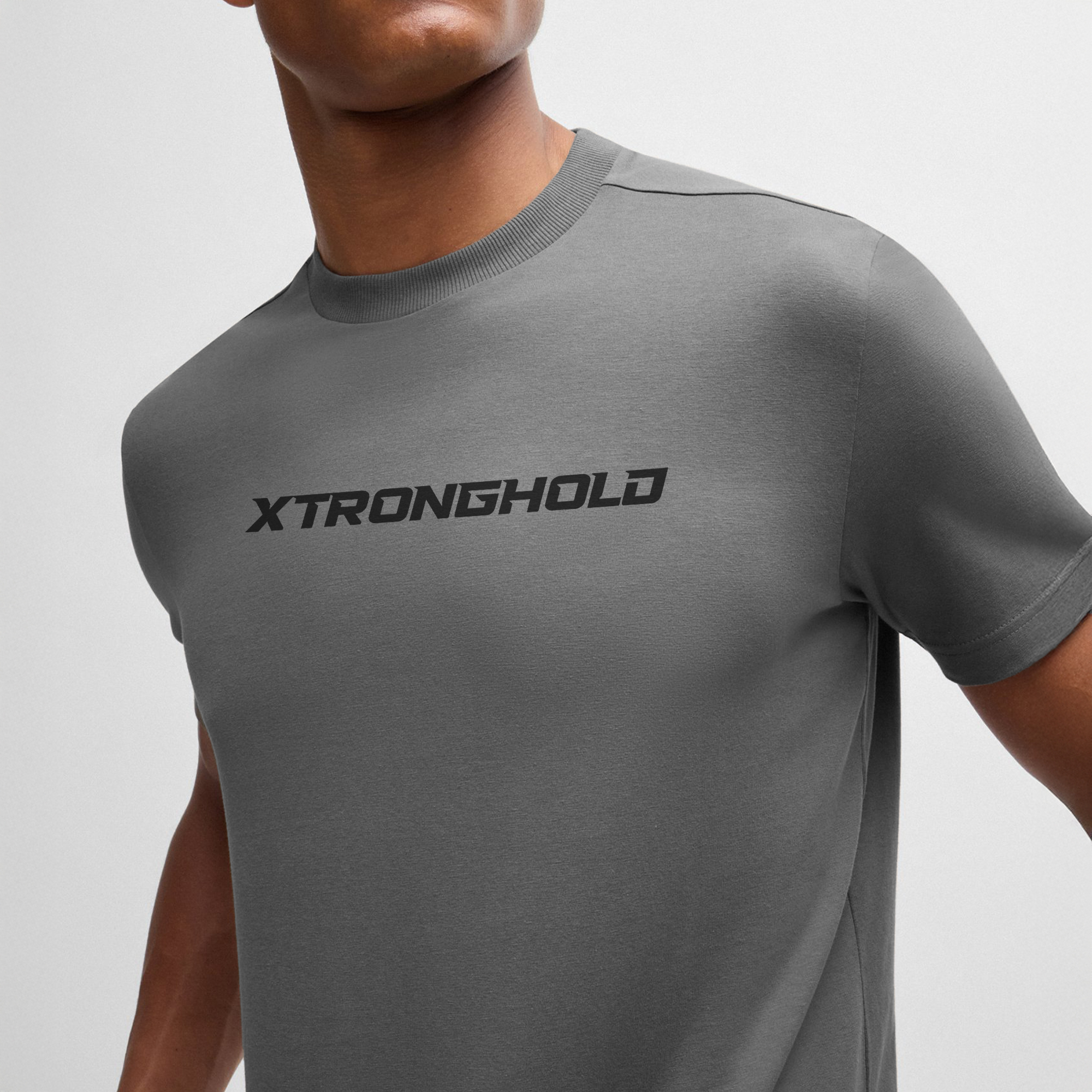 XTRD Men's Resilience Relaxed fit Cotton T-Shirt - Gray 02 Men's Resilience Cotton T-Shirt - Image 11