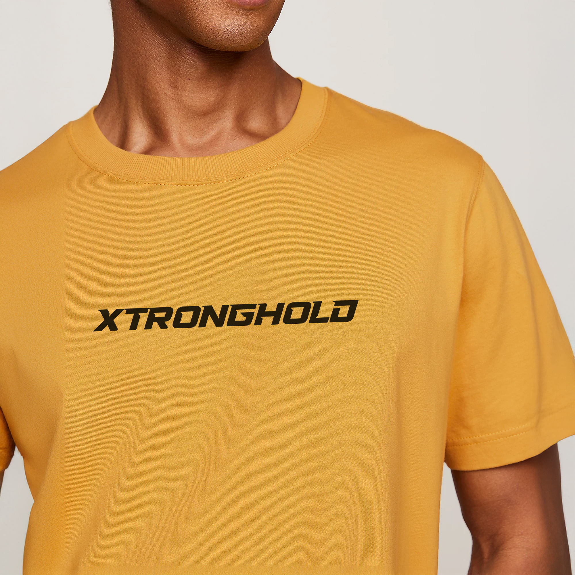 XTRD Men's Resilience Relaxed fit Cotton T-Shirt - Yellow 02 Men's Resilience Cotton T-Shirt - Image 3