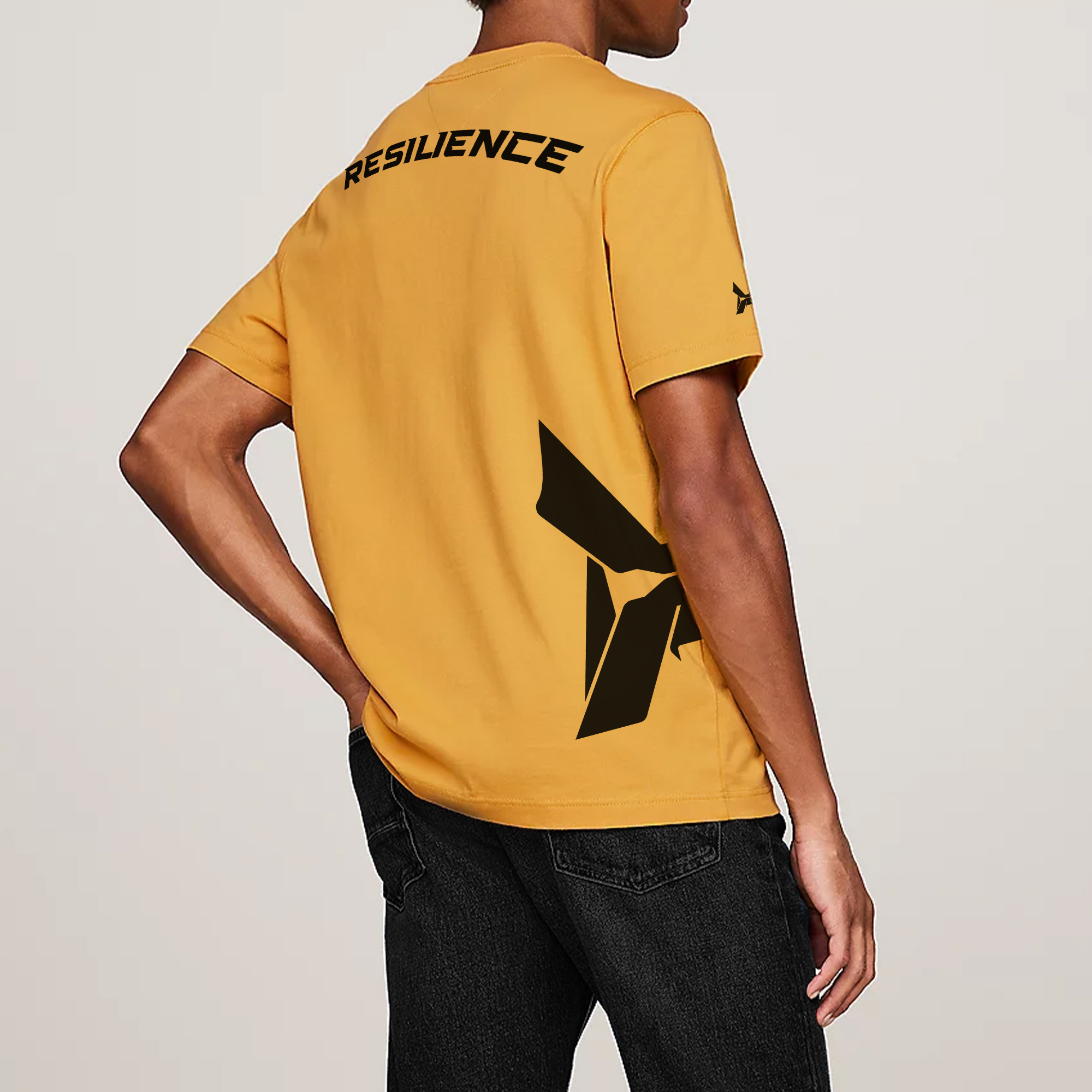 XTRD Men's Resilience Relaxed fit Cotton T-Shirt - Yellow 03 Men's Resilience Cotton T-Shirt - Image 1