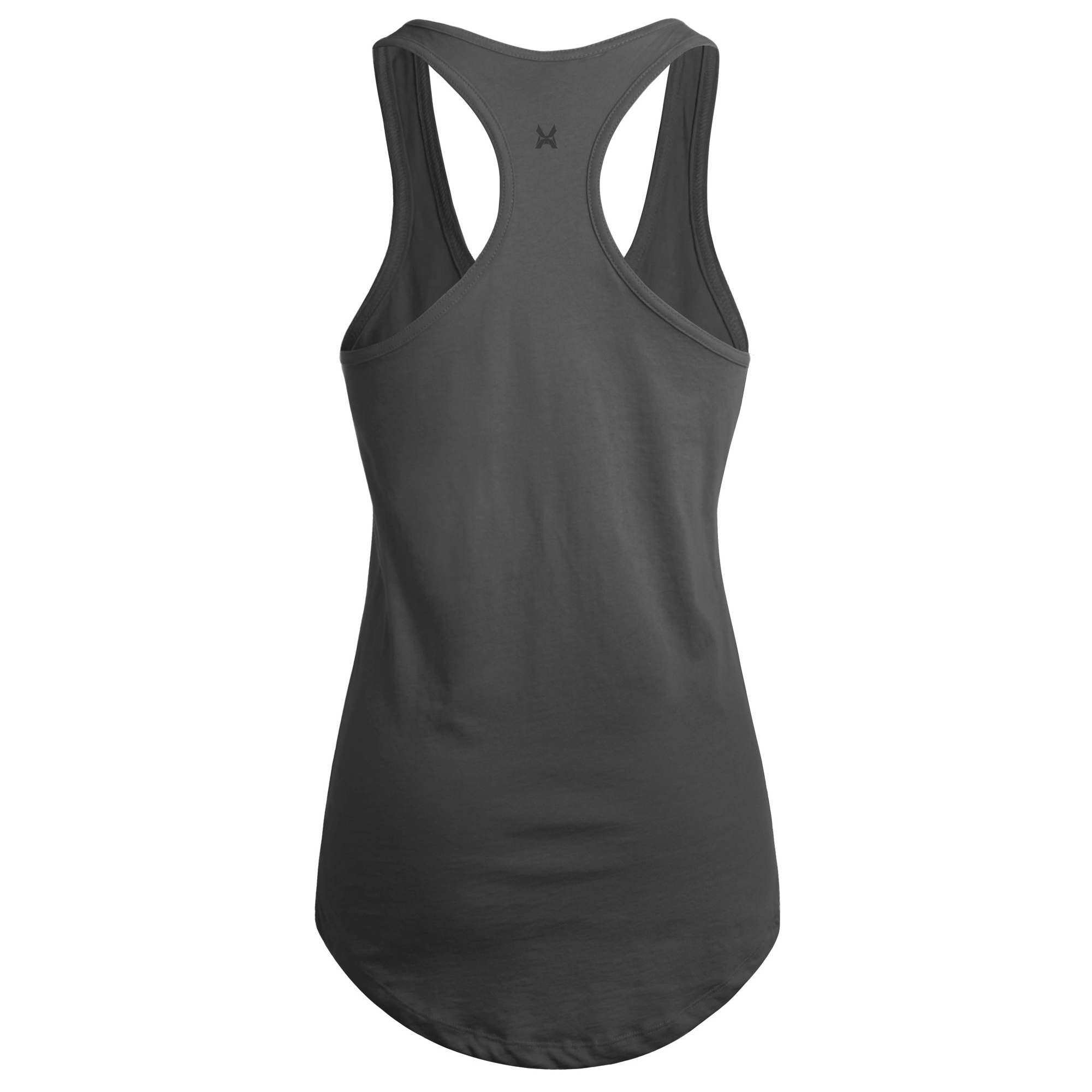 XTRD Woman's Velocity Lite Racer Tank Top Steel Gray 04 Velocity Lite Racerback Women's Tank Top - Image 14