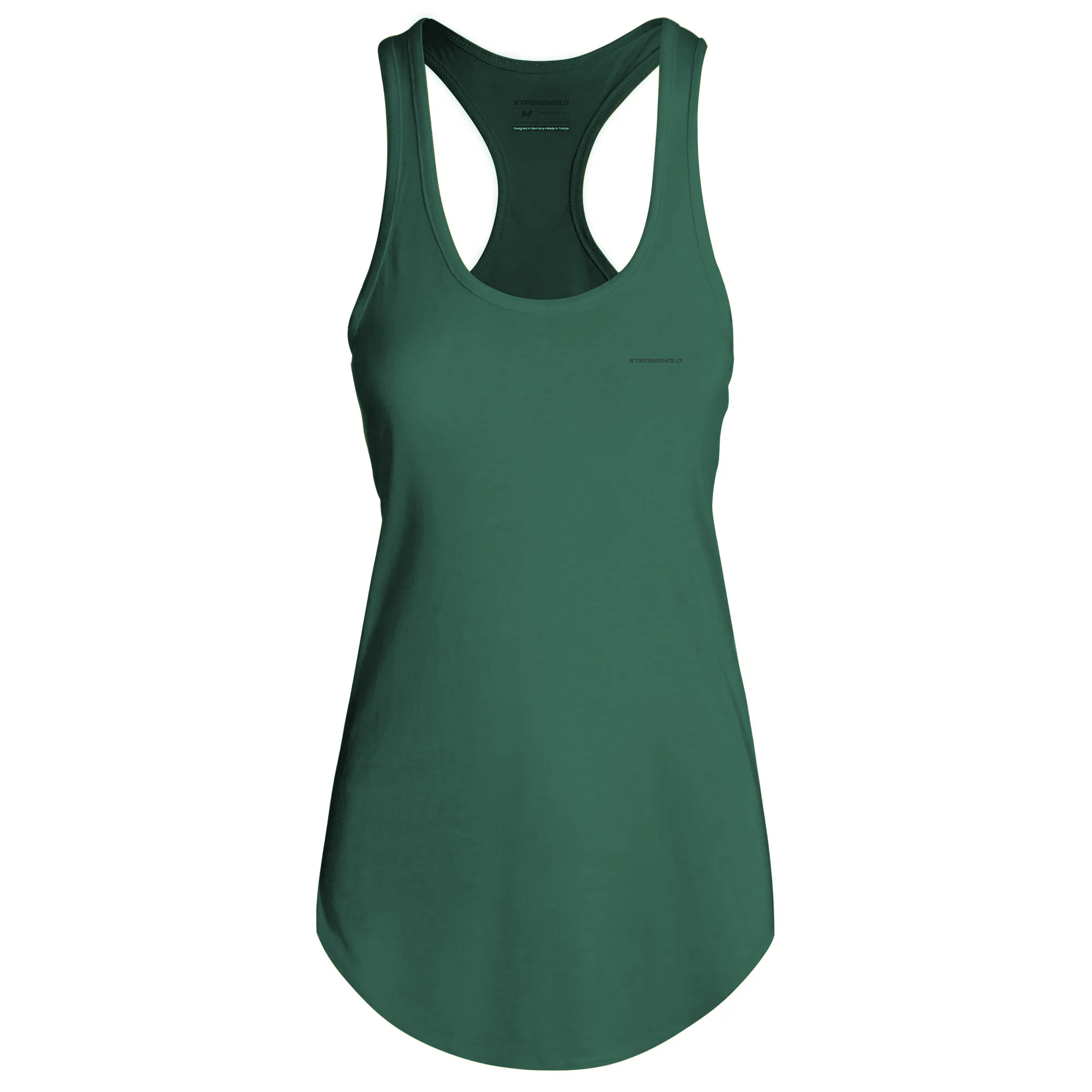 XTRD Woman's Velocity Lite Racer Tank Top Vivid Green 03 Velocity Lite Racerback Women's Tank Top - Image 11