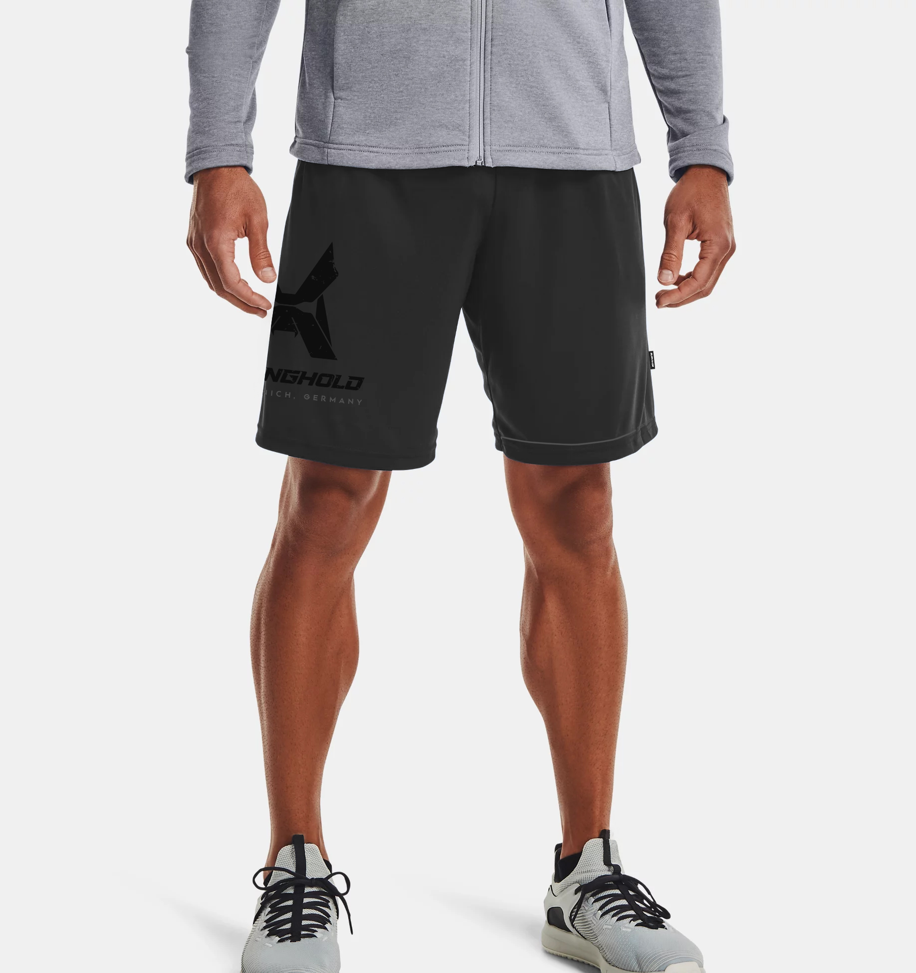 XTRD Mens Survivor Ciruit Training Shorts 1.0 Gray 01 Men's Survivor Cotton Blend Training Shorts 1.0 - Image 10