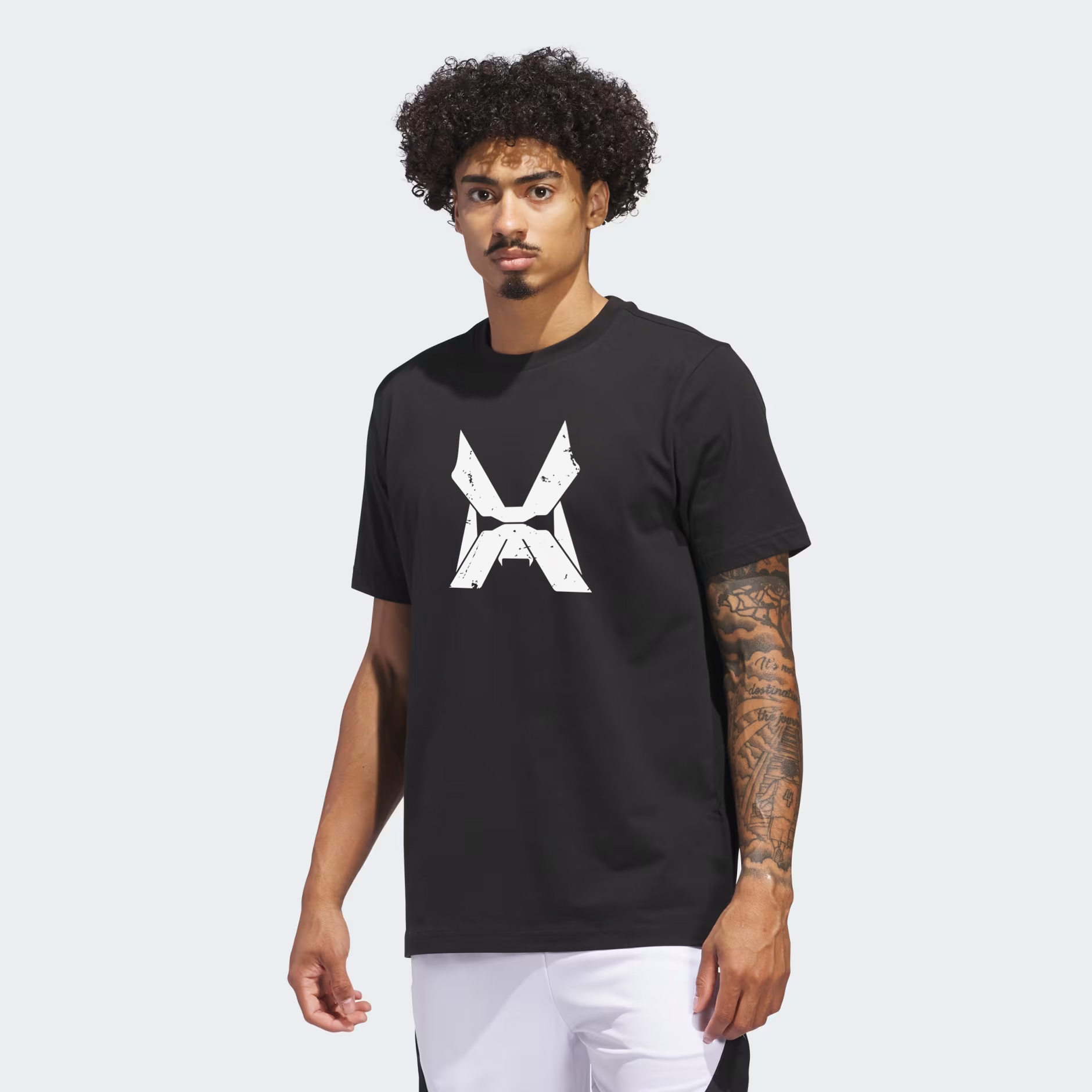 XTRD Men's Survivor Workout Cotton T Coal Black 01 Men's Survivor Workout Cotton T-Shirt - Image 1