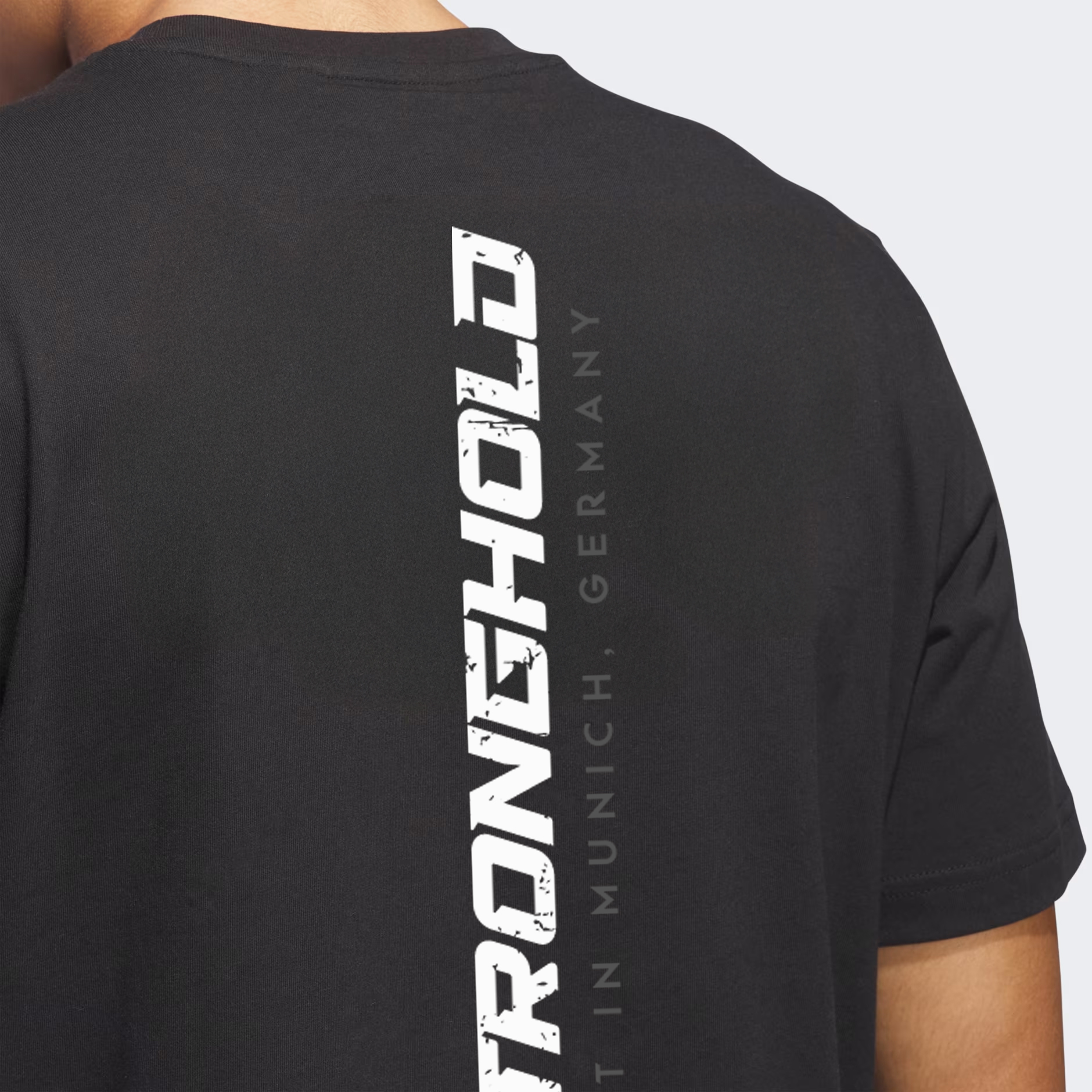 XTRD Men's Survivor Workout Cotton T Coal Black 04 Men's Survivor Workout Cotton T-Shirt - Image 18