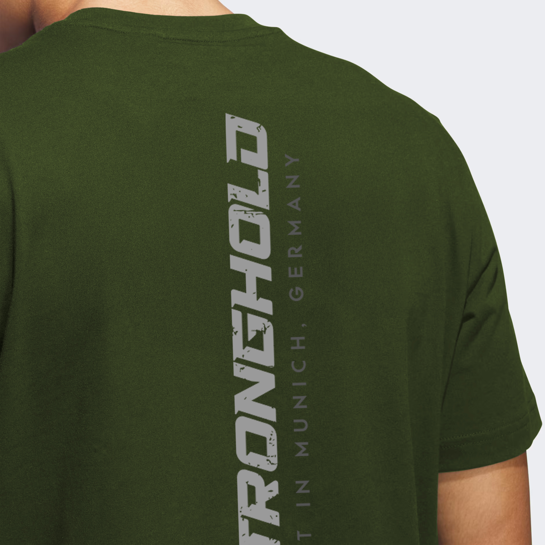 XTRD Men's Survivor Workout Cotton T Jungle Green 04 Men's Survivor Workout Cotton T-Shirt - Image 10